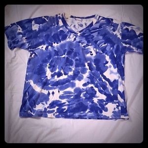 Womens' Blue Tye Dye Tee